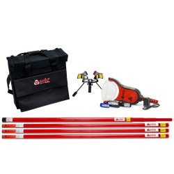 SOLO900 - Kit Testeur Electronique de Détecteur de fumée & Extracteur 9.3m - Electronic Smoke Detector Test & Removal Kit 9.3m